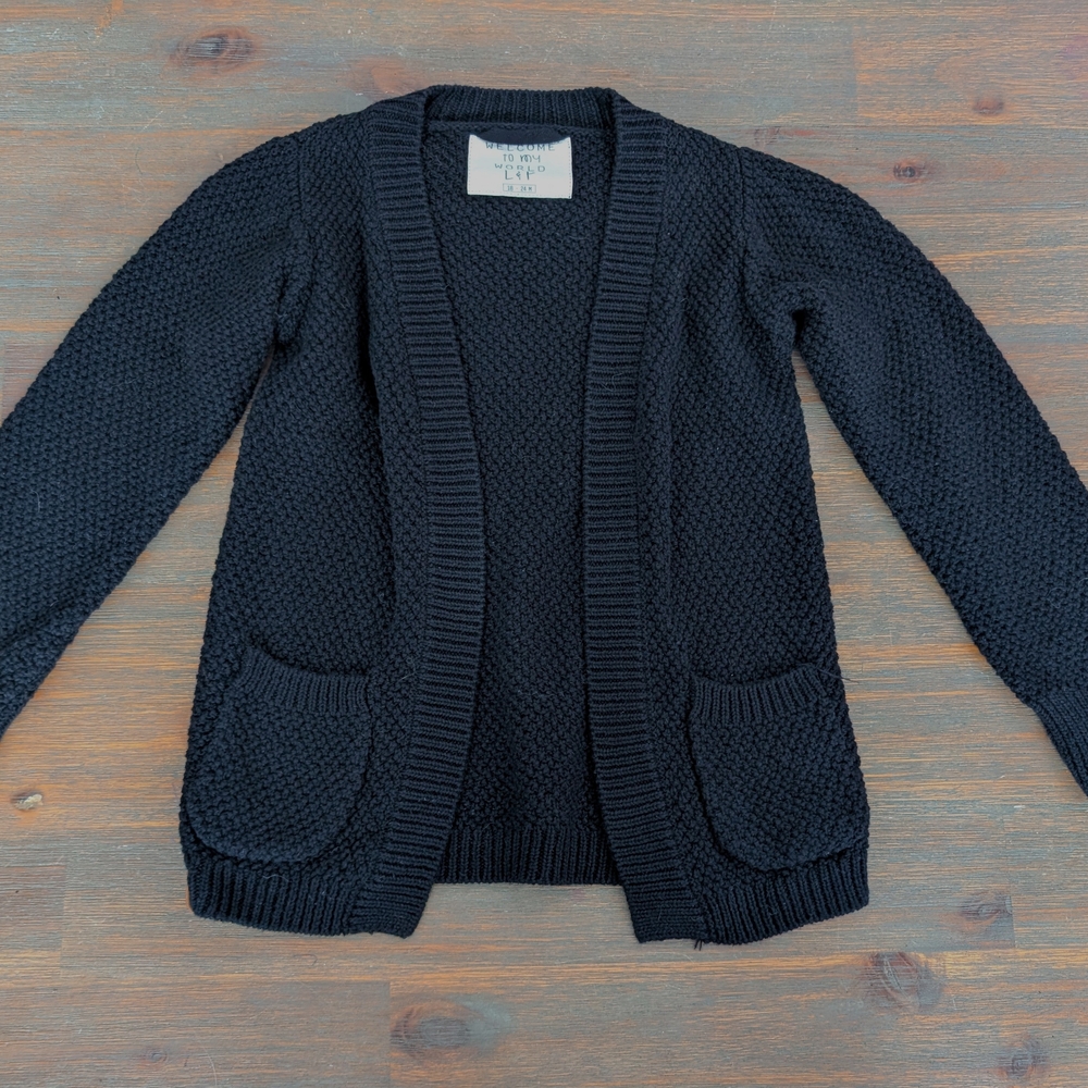 Stylish Black Baby Cardigan